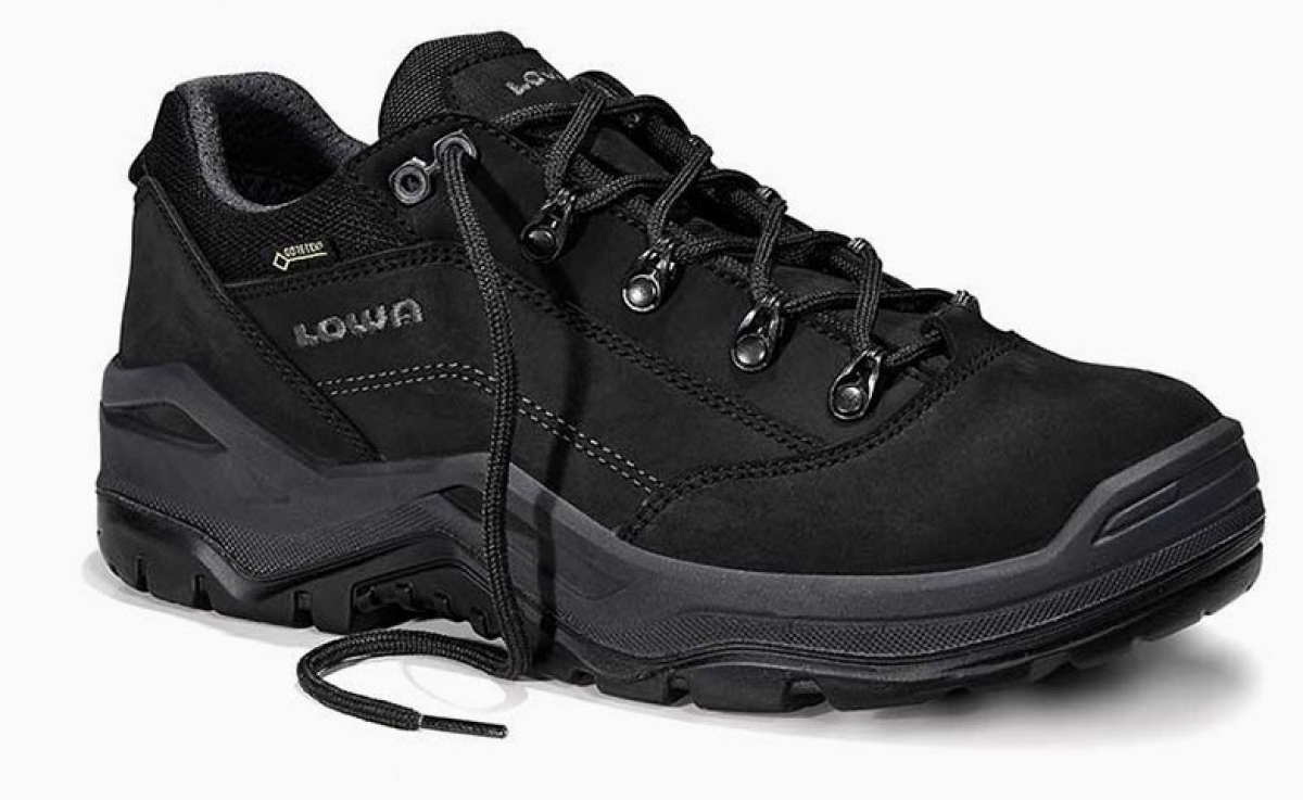 ELTEN-Footwear, LOWA-S3-Arbeits-Berufs-Sicherheits-Schuhe, RENEGADE WORK GTX black Low, schwarz