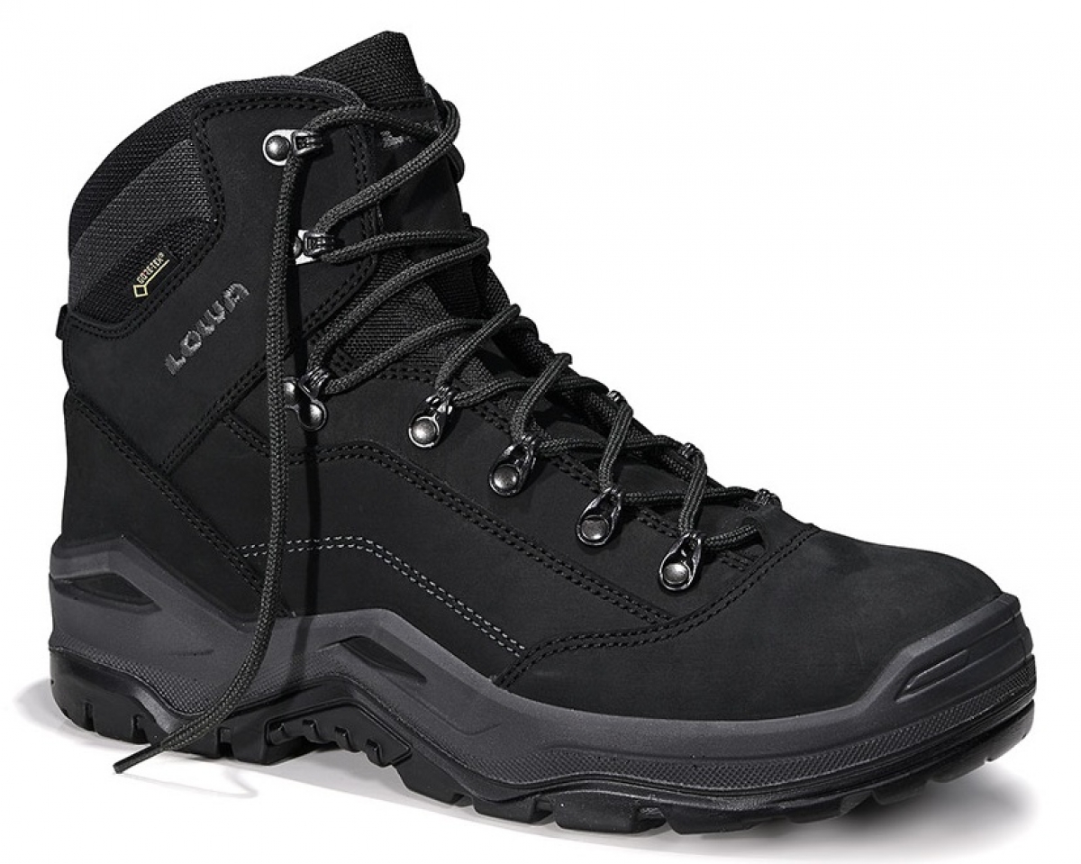 ELTEN-Footwear, S3-Arbeits-Berufs-Sicherheits-Schuhe, Schnrstiefel, RENEGADE Work GTX black Mid, CI, schwarz