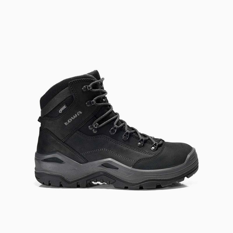 ELTEN-Footwear, S3-Arbeits-Berufs-Sicherheits-Schuhe, Schnürstiefel, RENEGADE Work GTX black Mid, CI, schwarz