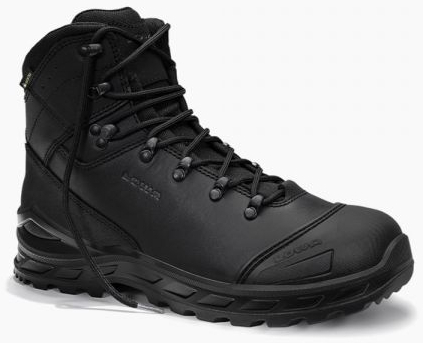 ELTEN-LOWA-S3-Sicherheitshochschuhe, LEONARDO WORK LX PRO GTX black Mid, schwarz