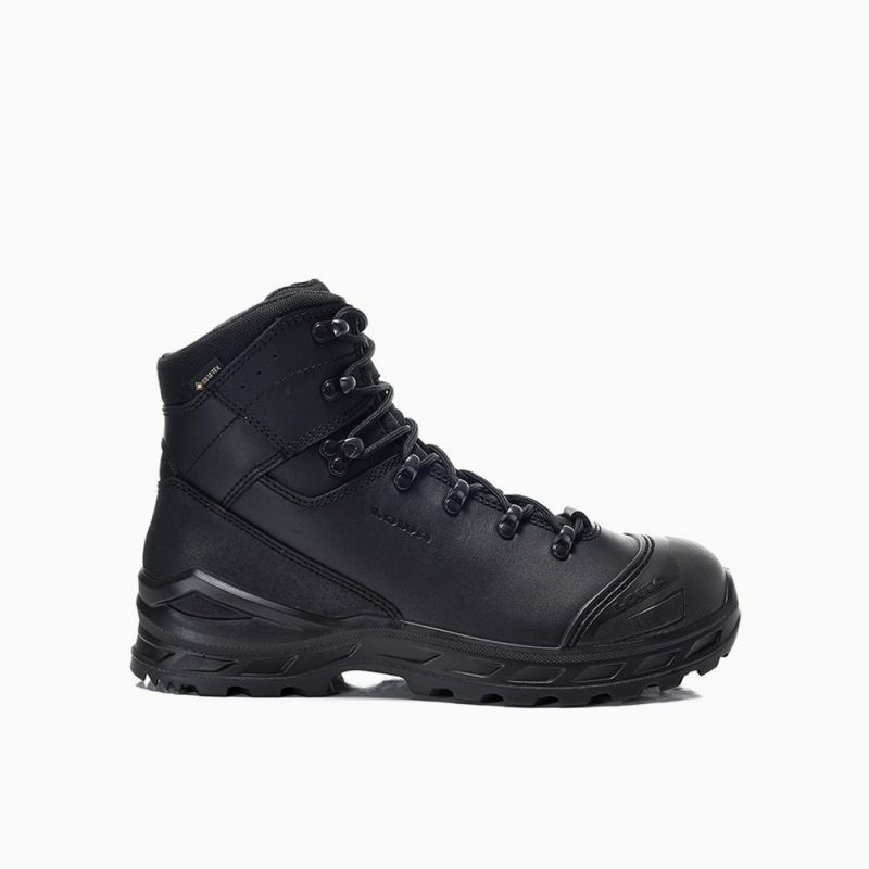 ELTEN-LOWA-S3-Sicherheitshochschuhe, LEONARDO WORK LX PRO GTX black Mid, schwarz