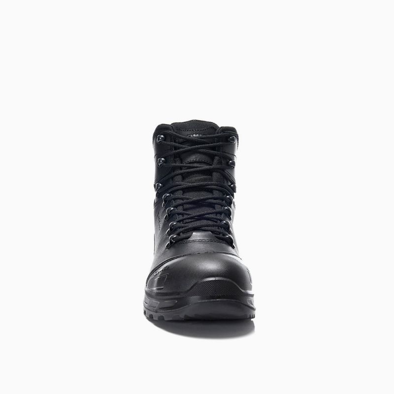 ELTEN-LOWA-S3-Sicherheitshochschuhe, LEONARDO WORK LX PRO GTX black Mid, schwarz