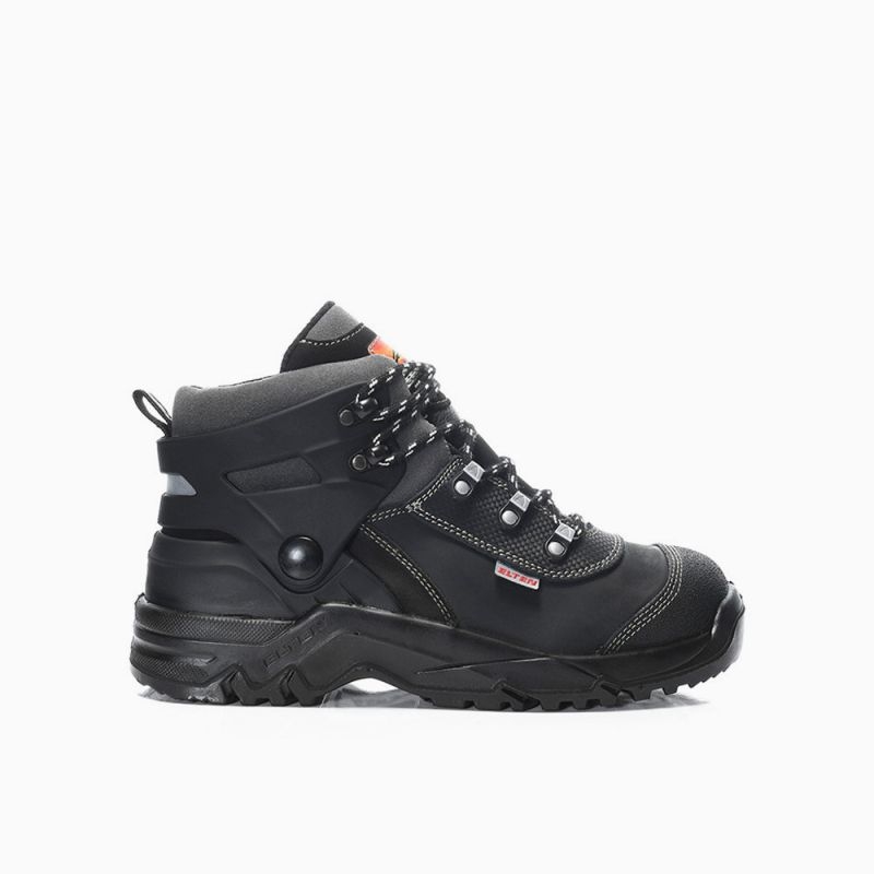 ELTEN-Footwear, Arbeits-Berufs-Sicherheits-Schuhe, Schnürstiefel, Dino black S3