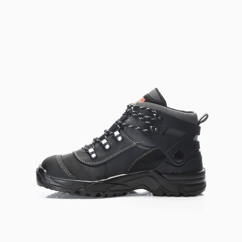 ELTEN-Footwear, Arbeits-Berufs-Sicherheits-Schuhe, Schnürstiefel, Dino black S3