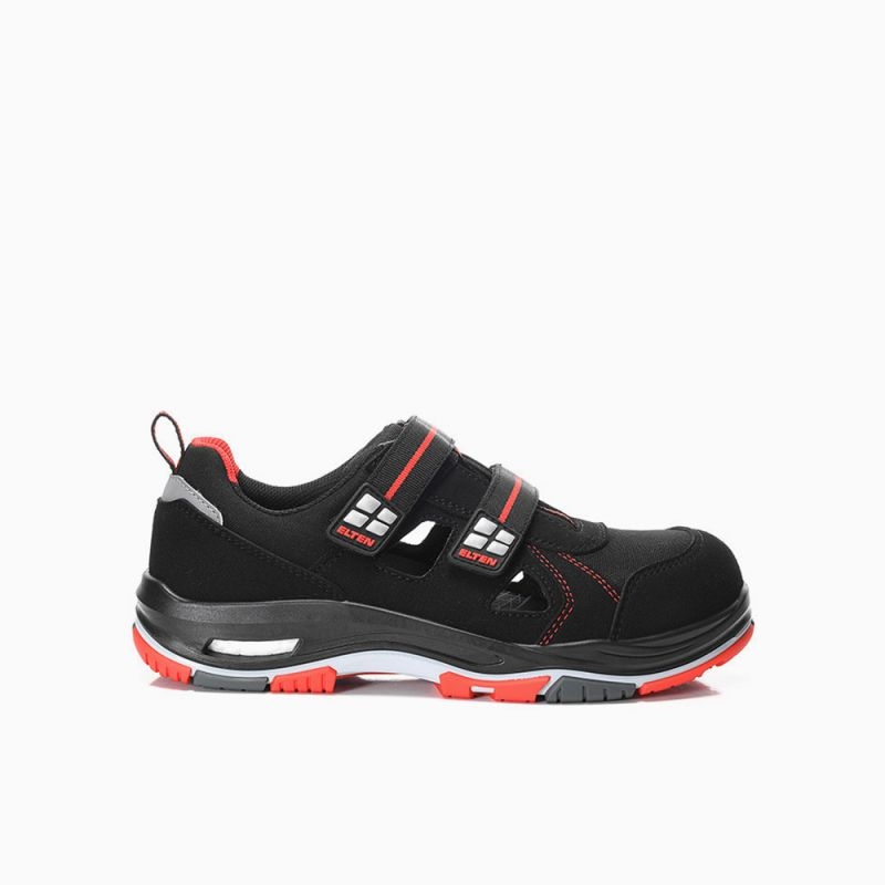 ELTEN-S1-Sicherheitssandale, IAN XXTP red Easy, ESD, schwarz-rot