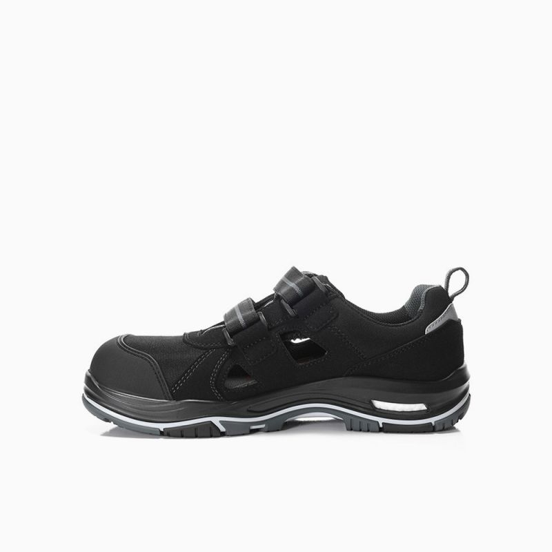 ELTEN-S1-Sicherheitssandale, IAN XXTP pro grey Easy, ESD, schwarz-grau