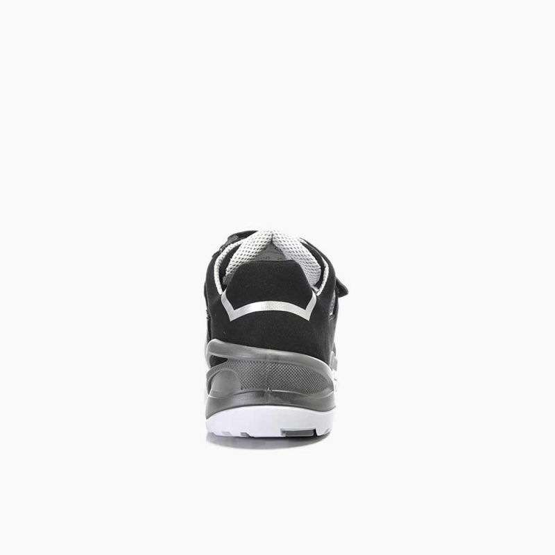 ELTEN-Footwear, S1-Arbeits-Berufs-Sicherheits-Sandalen, IMPULSE GREY EASY, ESD, schwarz/grau