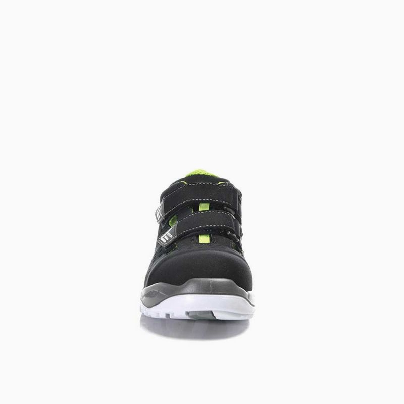 ELTEN-Footwear, S1P-Arbeits-Berufs-Sicherheits-Schuhe, Halbschuhe, IMPULSE GREEN EASY ESD, schwarz