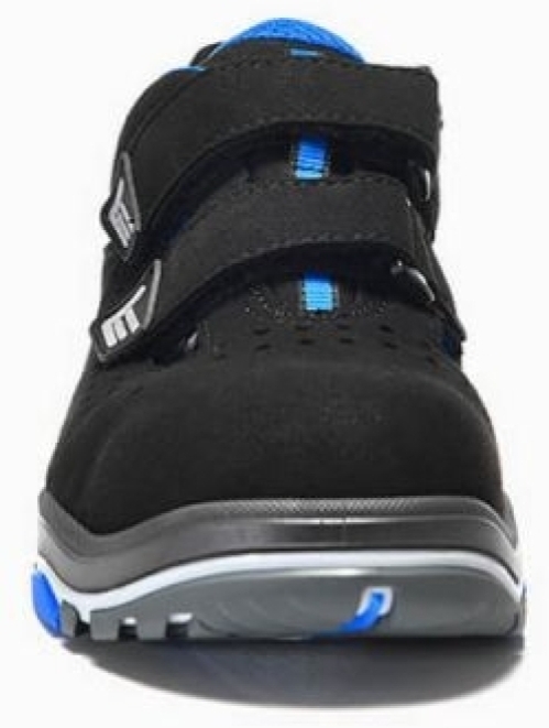 ELTEN-Footwear, S1-ERGO-ACTIVE-Arbeits-Berufs-Sicherheits-Sandalen, IMPULSE EA Easy, ESD, Fußtyp 1, blau