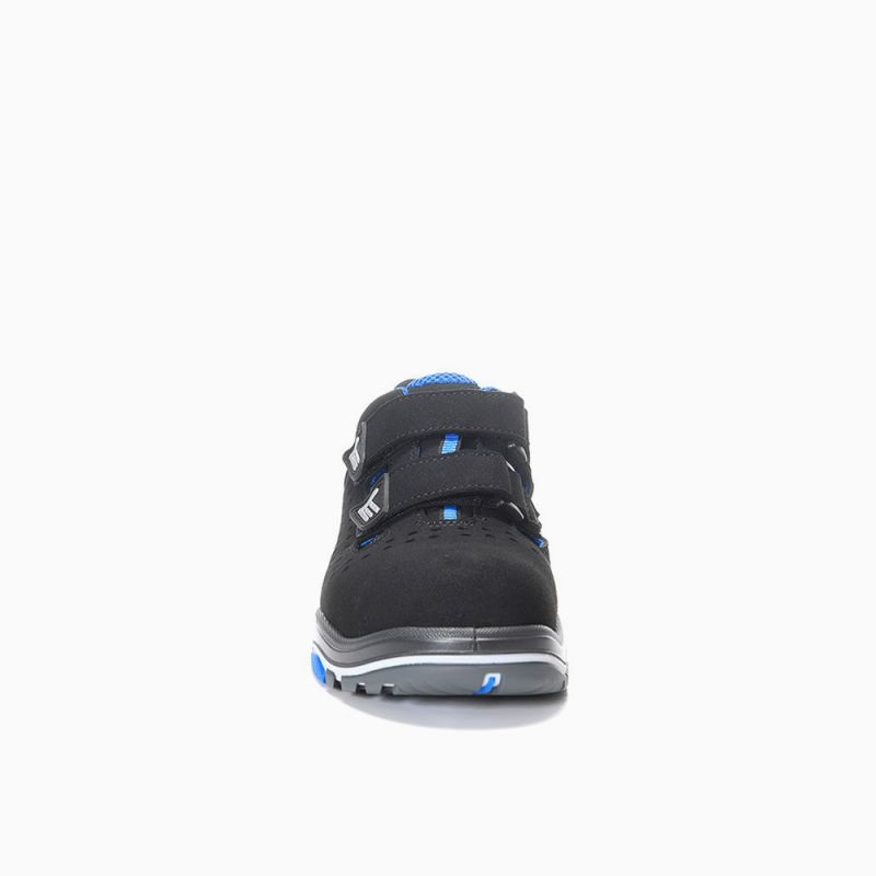 ELTEN-Footwear, S1-ERGO-ACTIVE-Arbeits-Berufs-Sicherheits-Sandalen, IMPULSE EA Easy, ESD, Fußtyp 2, blau