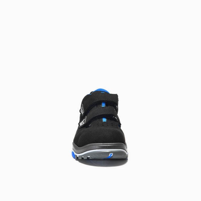 ELTEN-Footwear, S1-ERGO-ACTIVE-Arbeits-Berufs-Sicherheits-Sandalen, IMPULSE EA Easy, ESD, Fußtyp 3, blau