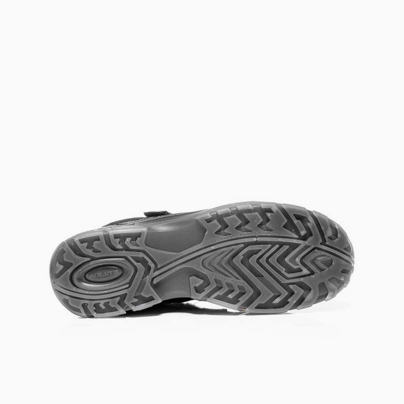 ELTEN-Footwear, S1-Arbeits-Berufs-Sicherheits-Sandalen, mit Klettverschluss, SCOTT ESD, schwarz