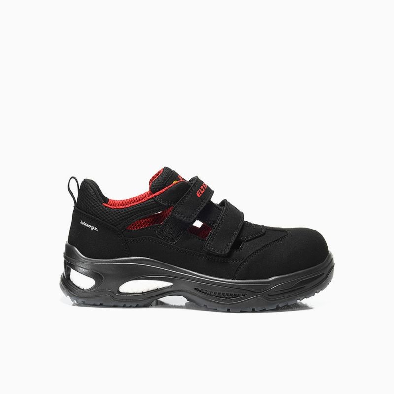 ELTEN-S1-Sicherheitssandale, OWEN, black Easy, ESD, schwarz