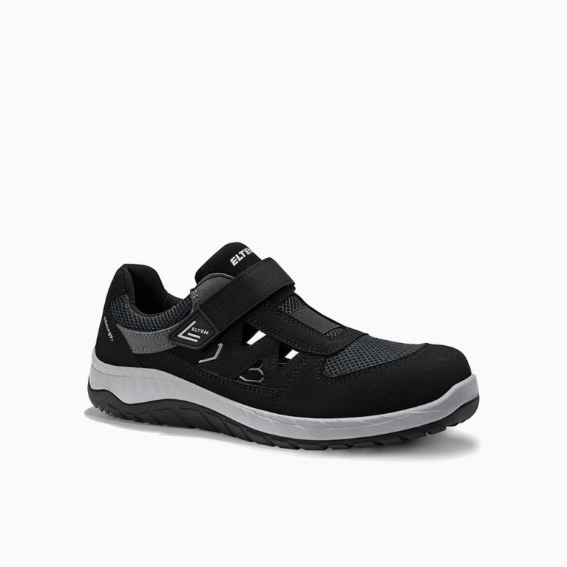 ELTEN Sicherheitssandale, LONNY Compo black-grey Easy ESD S1PS
