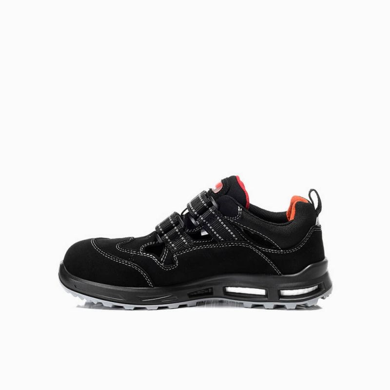 ELTEN-Footwear, S1P-Arbeits-Berufs-Sicherheits-Sandalen, SCOTT XXT, ESD, schwarz