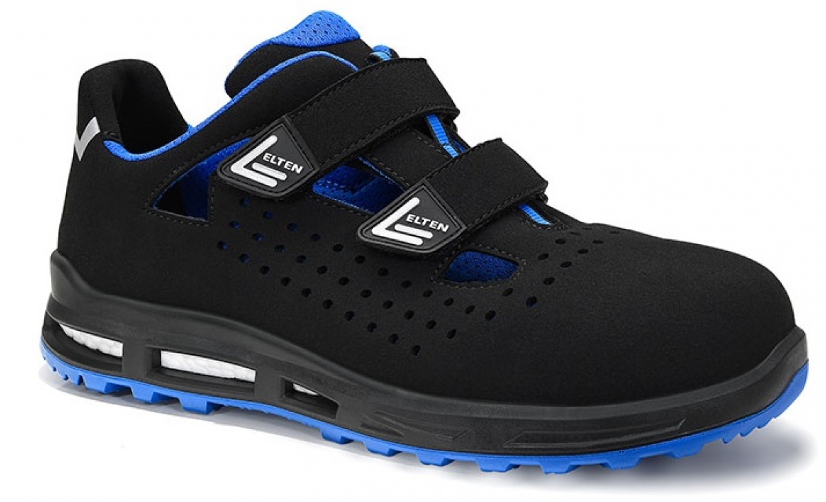 ELTEN-Footwear, S1-WELLMAXX-Arbeits-Berufs-Sicherheits-Sandalen, IMPULSE XXT Easy, EDS, blau