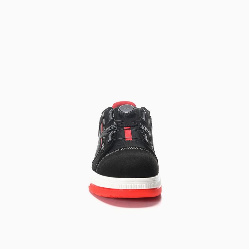 ELTEN Sicherheitshalbschuh, ISAAK XXST BOA® black-red Low ESD S2