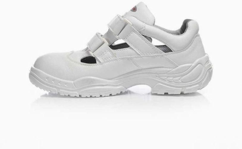 ELTEN-Footwear, S1-Arbeits-Berufs-Sicherheits-Sandalen, WHITE EASY LOW ESD, weiß