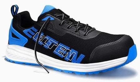 ELTEN-S1P, Sicherheitshalbschuhe, BATIS, black-blue Low ESD, schwarz/blau