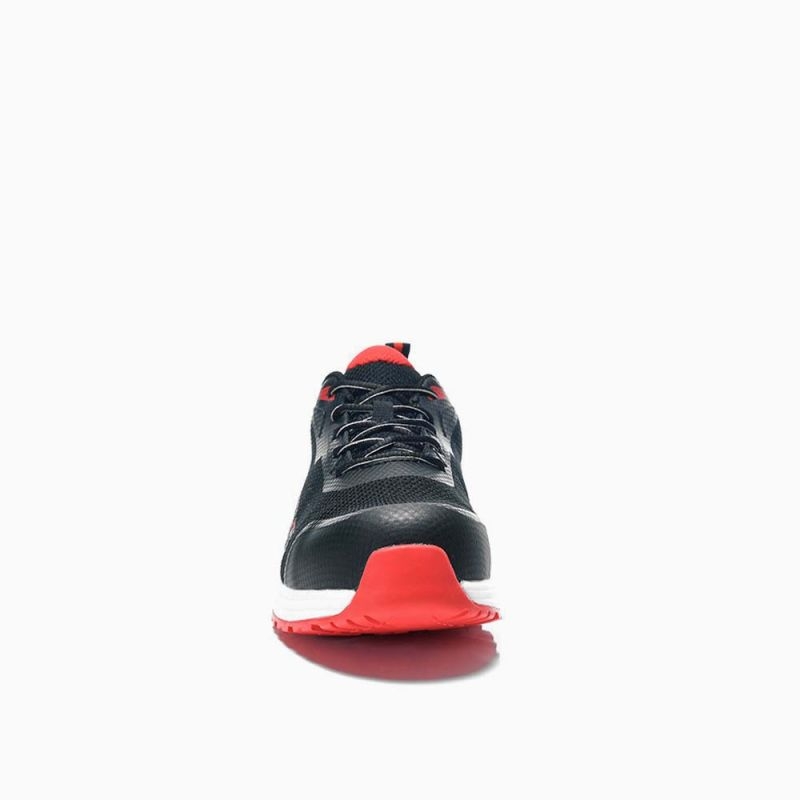 ELTEN-S1P, Sicherheitshalbschuhe, BATIS, black-red Low ESD, schwarz/rot