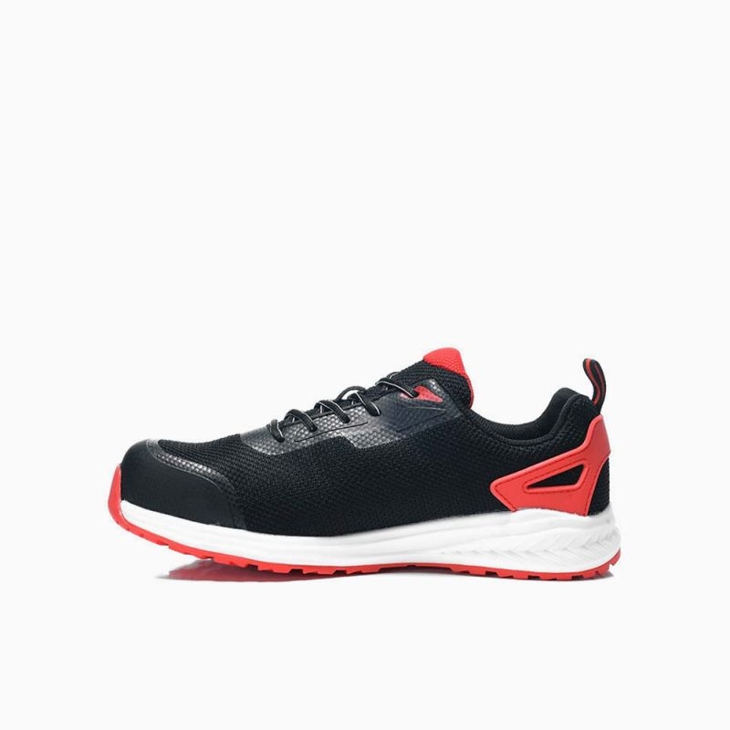 ELTEN-S1P, Sicherheitshalbschuhe, BATIS, black-red Low ESD, schwarz/rot