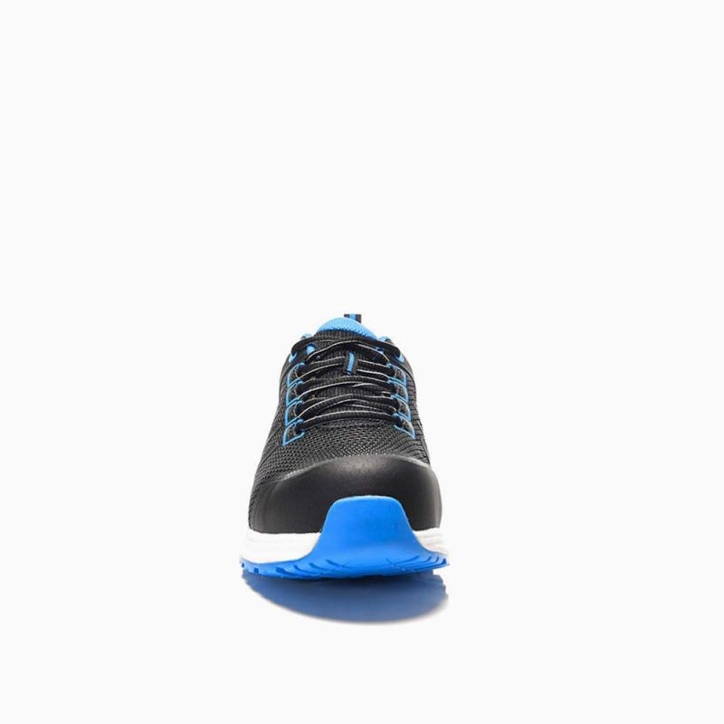 ELTEN-S1P, Sicherheitshalbschuhe, LIVAS, black-blue Low ESD, schwarz/blau