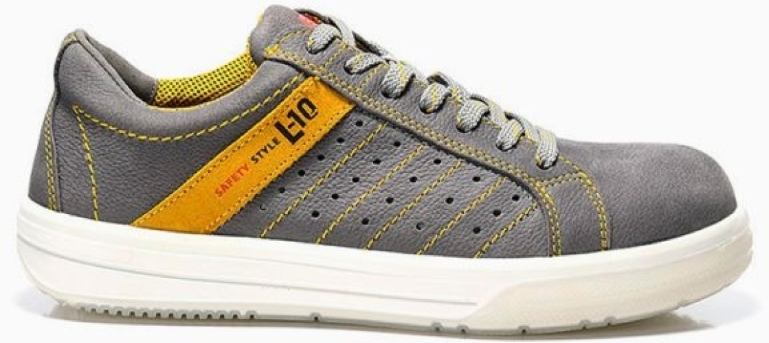 ELTEN-Footwear, S1-Arbeits-Berufs-Sicherheits-Schuhe, Halbschuhe, BREEZER GREY LOW ESD, grau