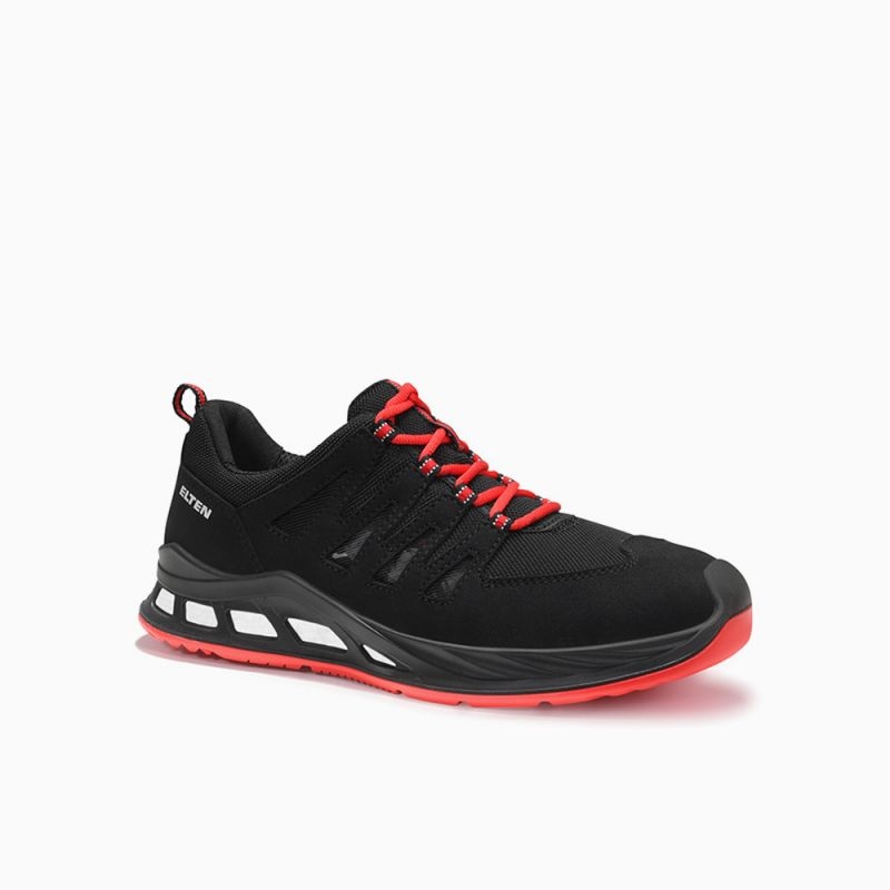 ELTEN Sicherheitshalbschuh, MADDOX XXR Air black-red Low ESD S1PS