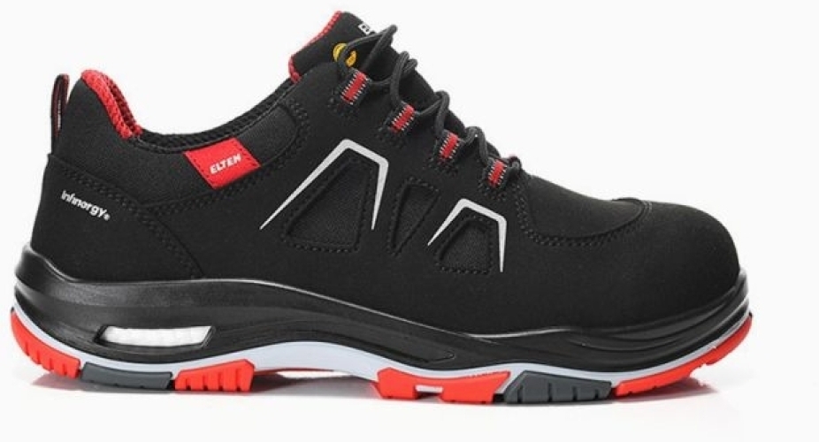 ELTEN-S3-Sicherheitshalbschuh, ALAN XXTP black-red low, ESD, schwarz-rot