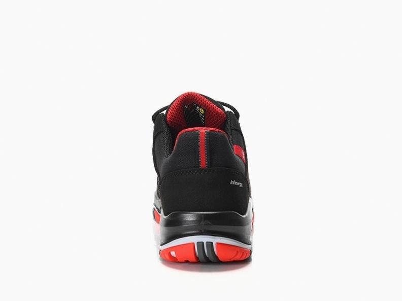 ELTEN-S3-Sicherheitshalbschuh, ALAN XXTP black-red low, ESD, schwarz-rot