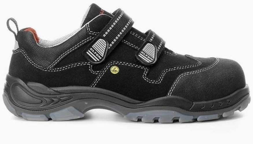 ELTEN-Footwear, S3-Arbeits-Berufs-Sicherheits-Sandalen, SID ESD, schwarz