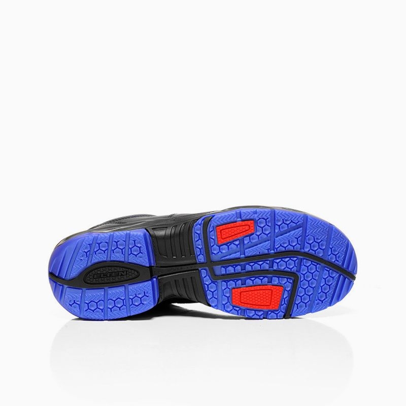 ELTEN-Footwear, S3-Arbeits-Berufs-Sicherheits-Schuhe, Halbschuhe, REACTION blue Low, ESD, schwarz/blau