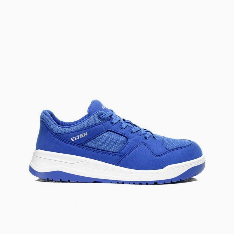 ELTEN-Footwear, S1P-Arbeits-Berufs-Sicherheits-Schuhe, Halbschuhe, MAVERICK BLUE LOW ESD, blau
