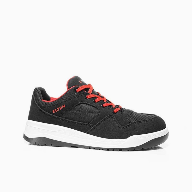 ELTEN-Footwear, S3-Arbeits-Berufs-Sicherheits-Schuhe, Halbschuhe, Maverick Black Low, Esd, schwarz