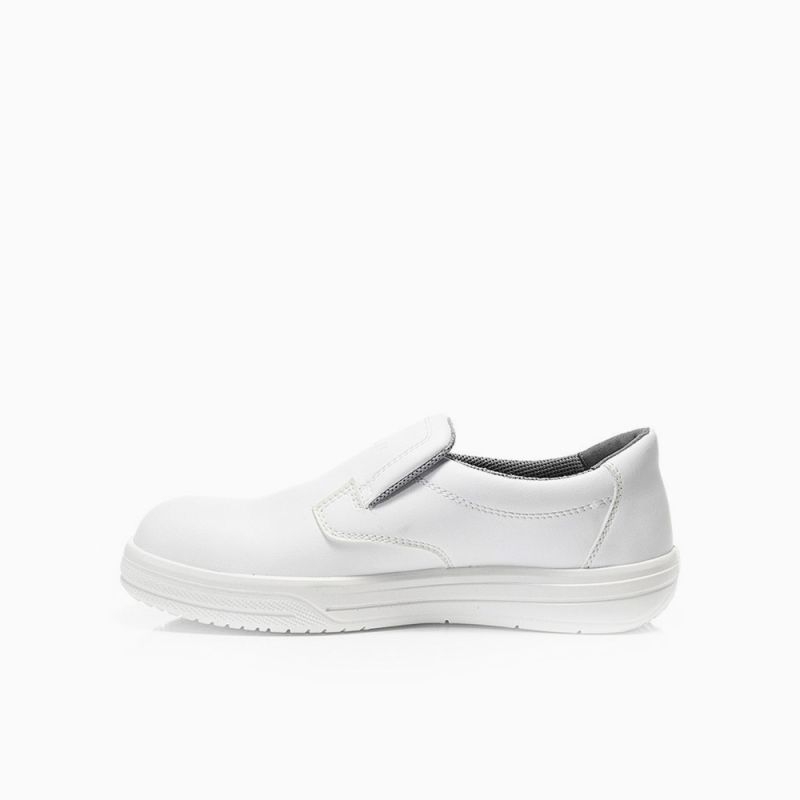 ELTEN-Footwear, S2-Arbeits-Berufs-Sicherheits-Slipper, PURE, Low, ESD, weiß