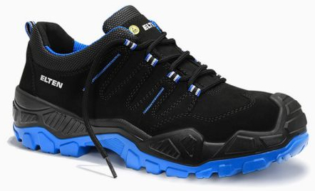 ELTEN-S3-Sicherheitshalbschuh, QUENTIN black-blue low, ESD, schwarz-blau