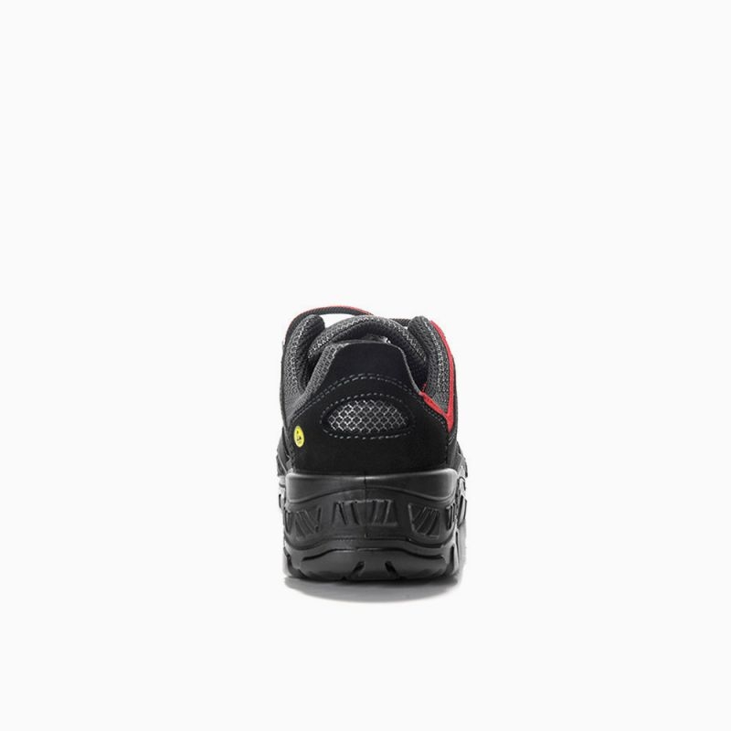 ELTEN-S2-Sicherheitshalbschuh, MICK black-red low, ESD, schwarz-rot