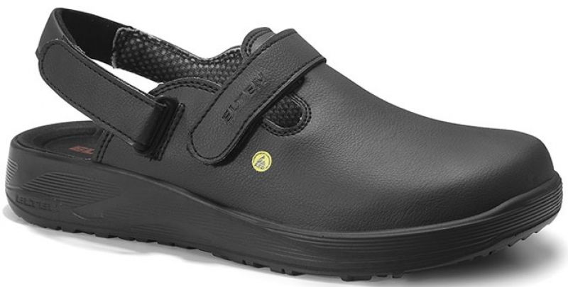ELTEN-Footwear, SB-Arbeits-Berufs-Sicherheits-Clogs, MICHEL, ESD, schwarz
