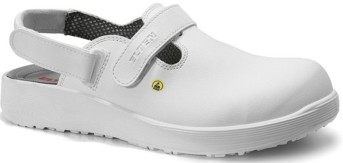 ELTEN-Footwear, SB-Arbeits-Berufs-Sicherheits-Clogs, MICHEL, ESD, weiß