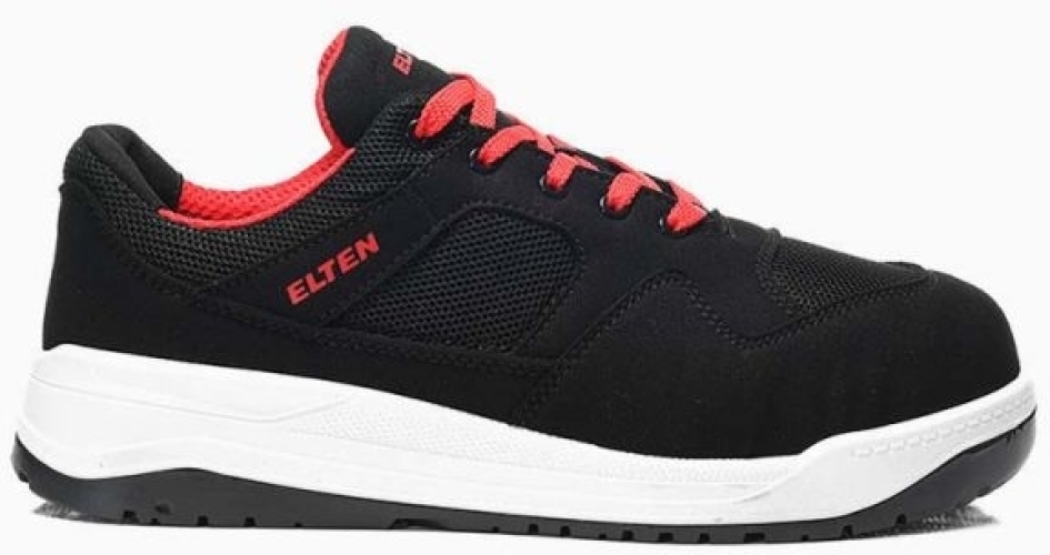 ELTEN-S1P, Sicherheitshalbschuhe, LAKERS M, black Low ESD, schwarz