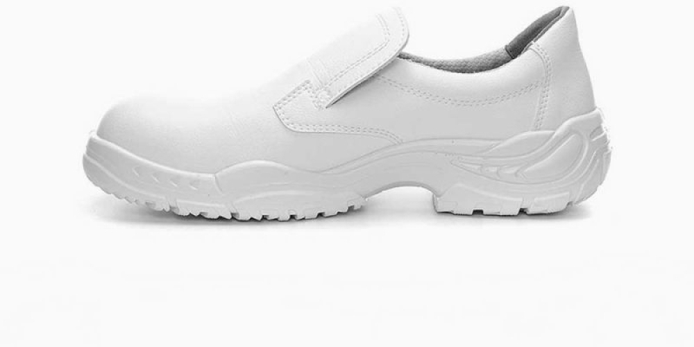 ELTEN-Footwear, S2-Arbeits-Berufs-Sicherheits-Schuhe, Slipper, WHITE SLIPPER LOW ESD, weiß