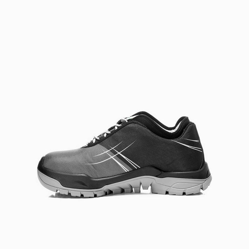 ELTEN-Footwear, S3-Arbeits-Berufs-Sicherheits-Schuhe, Halbschuhe, DIALUTION LOW ESD, schwarz / grau