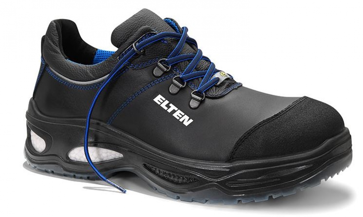 ELTEN-Footwear, S3-Arbeits-Berufs-Sicherheits-Schuhe, Halbschuhe, MILTON Low, ESD, schwarz