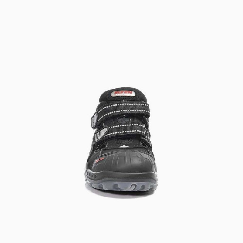 ELTEN-Footwear, S1P-Arbeits-Berufs-Sicherheits-Sandalen, SCOTT PRO ESD, mit Überkappe, schwarz