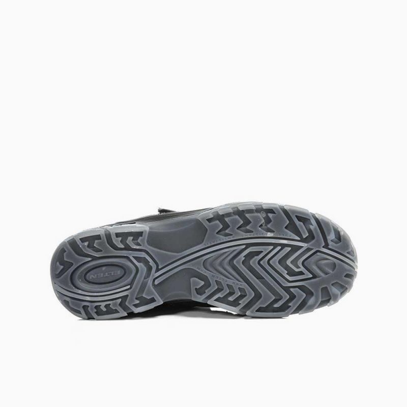 ELTEN-Footwear, S1P-Arbeits-Berufs-Sicherheits-Sandalen, SCOTT PRO ESD, mit Überkappe, schwarz