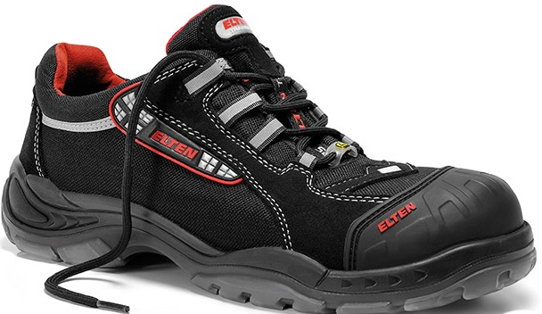 ELTEN-Footwear, S3-Arbeits-Berufs-Sicherheits-Schuhe, Halbschuhe, SENEX PRO ESD, mit Überkappe, schwarz