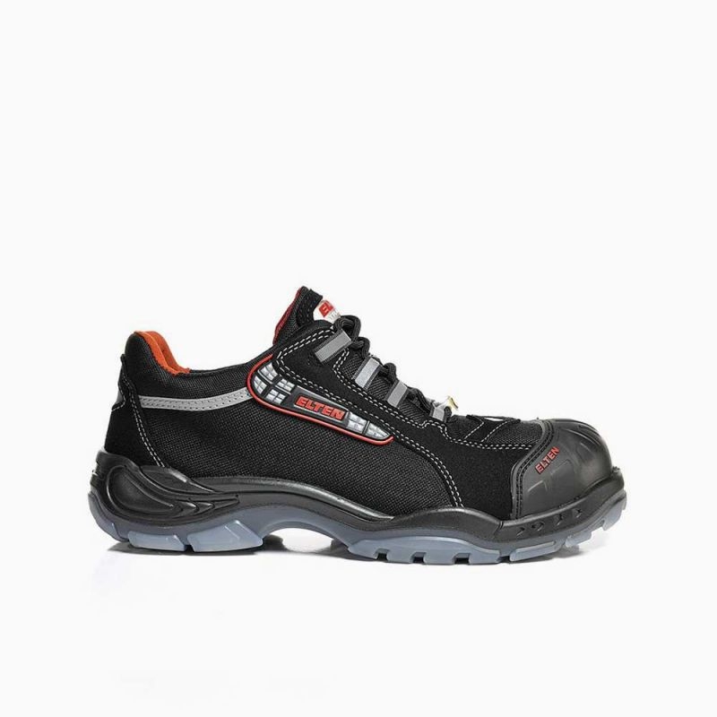 ELTEN-Footwear, S3-Arbeits-Berufs-Sicherheits-Schuhe, Halbschuhe, SENEX PRO ESD, mit Überkappe, schwarz