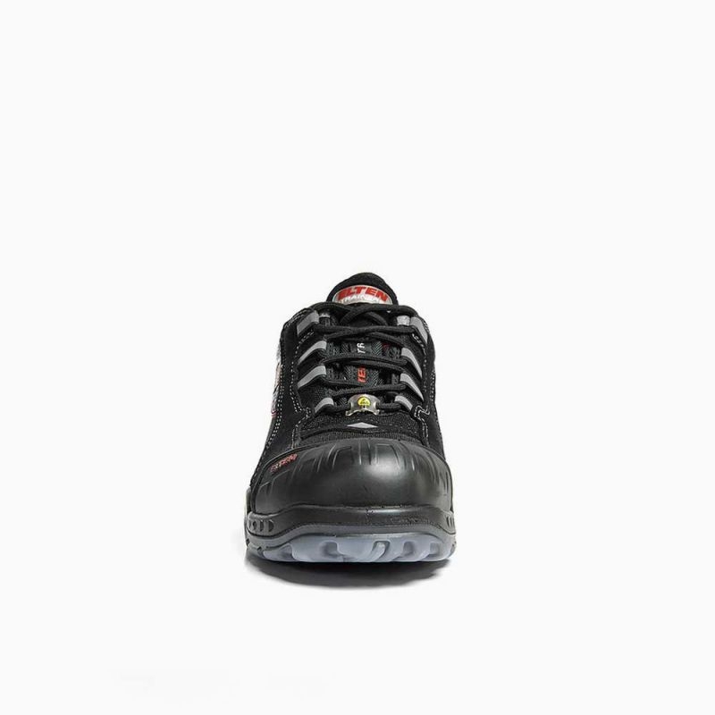 ELTEN-Footwear, S3-Arbeits-Berufs-Sicherheits-Schuhe, Halbschuhe, SENEX PRO ESD, mit Überkappe, schwarz
