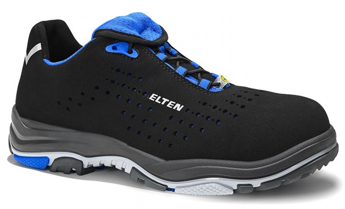 ELTEN-Footwear, S1-ERGO-ACTIVE-Arbeits-Berufs-Sicherheits-Schuhe, Halbschuhe, IMPULSE EA Low, ESD, Futyp 1, blau
