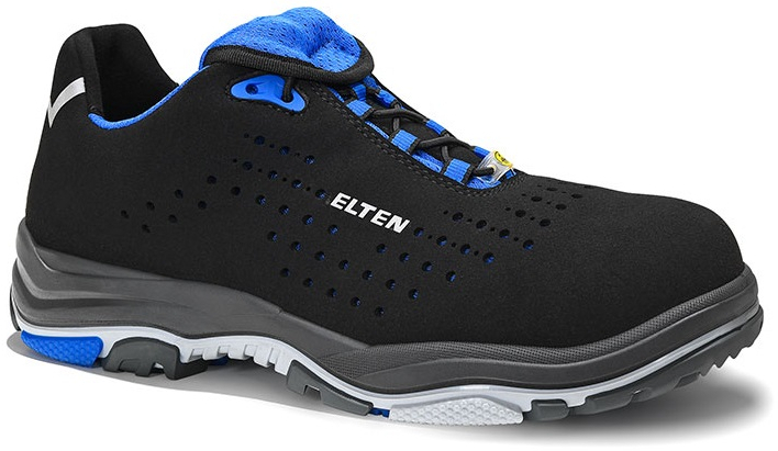 ELTEN-Footwear, S1-ERGO-ACTIVE-Arbeits-Berufs-Sicherheits-Schuhe, Halbschuhe, IMPULSE EA Low, ESD, Fußtyp 1, blau